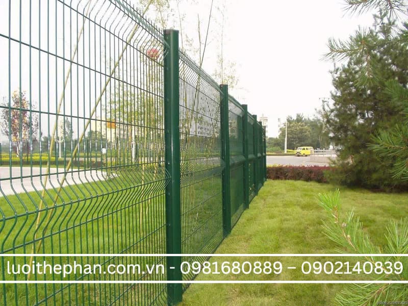 Hàng rào thép chấn sóng sơn tĩnh điện