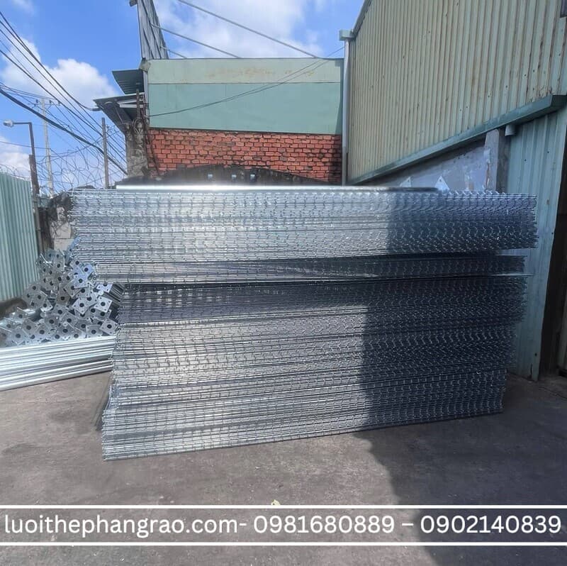 Lưới hàn chấn sóng mạ kẽm