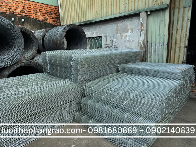 Lưới hàn chấn sóng nhúng kẽm