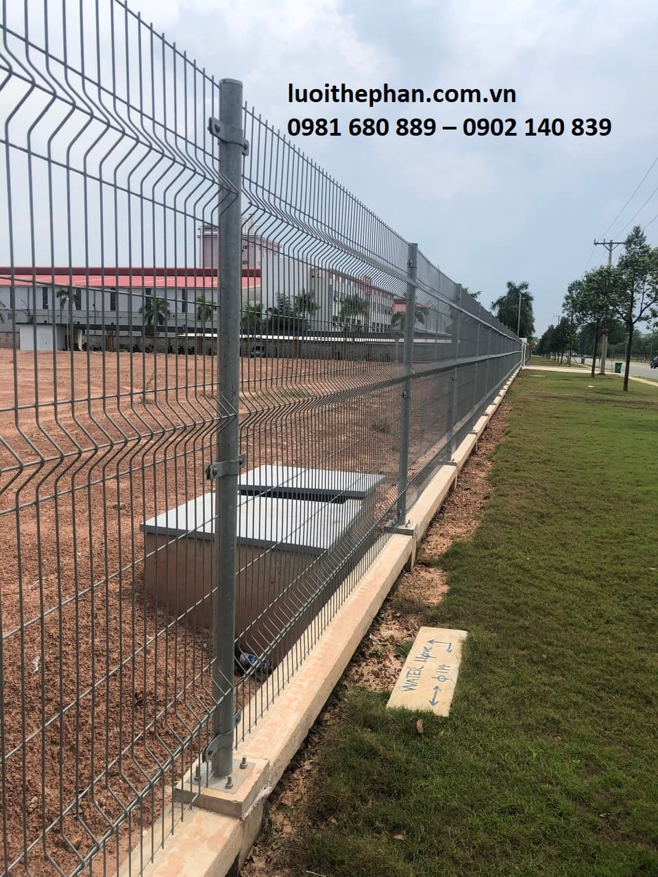 Mẫu hàng rào đẹp tại công trình
