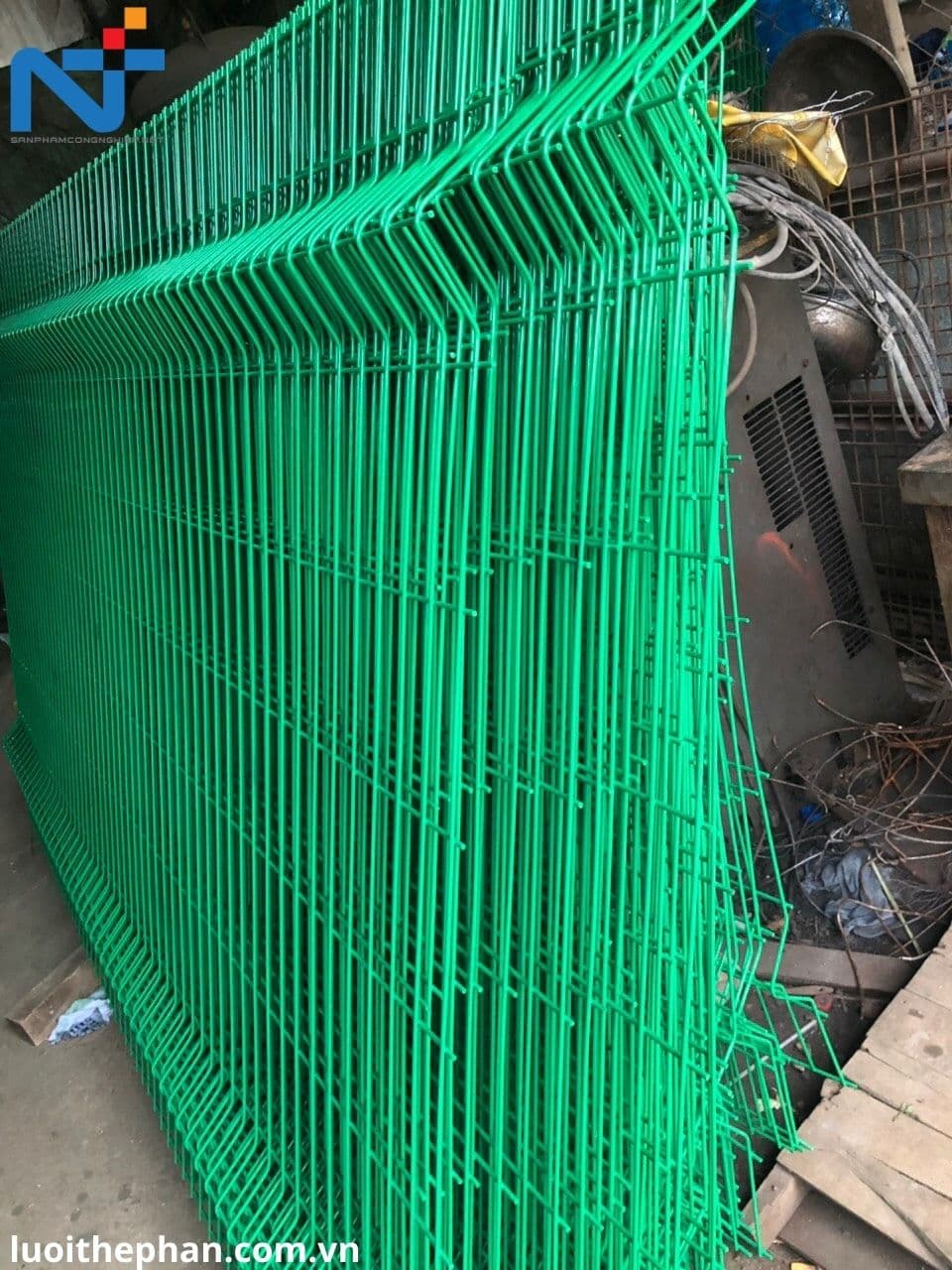 Khung lưới hàng rào sơn tĩnh điện