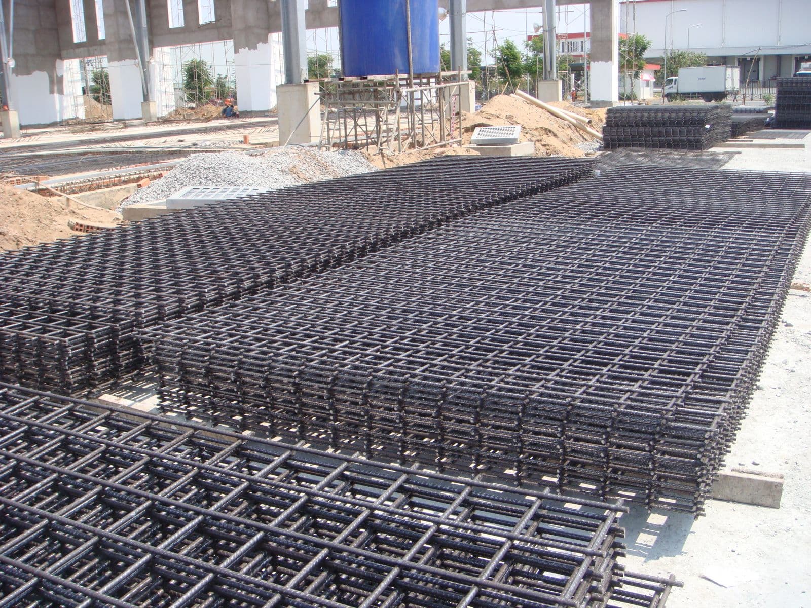 Lưới thép hàn đổ bê tông nền